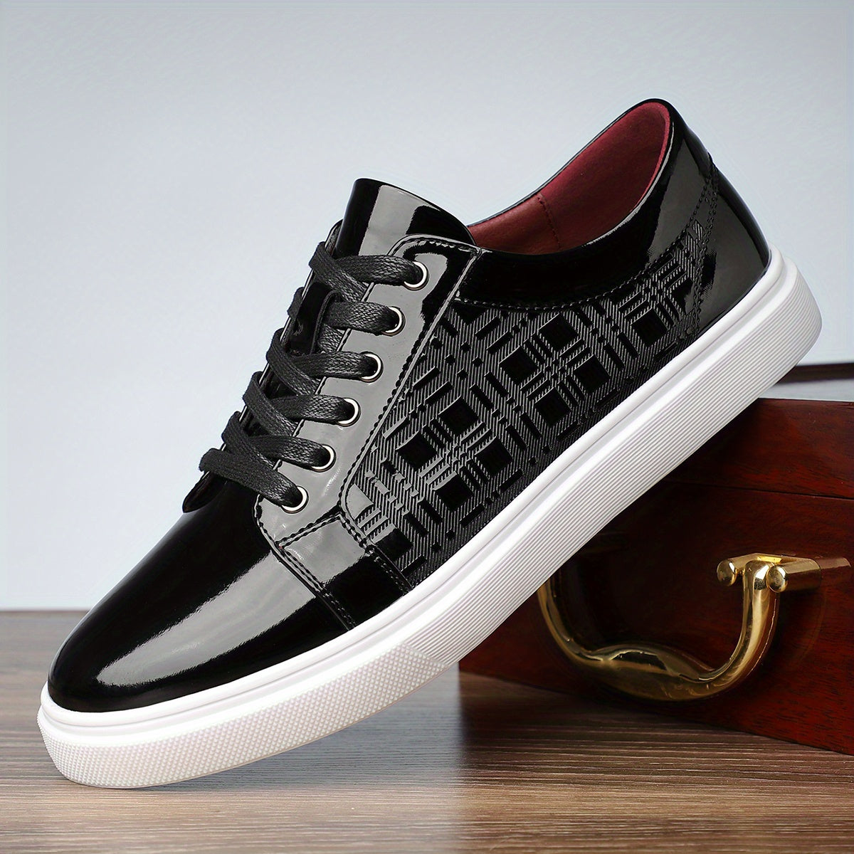 Elegantes zapatos de piel