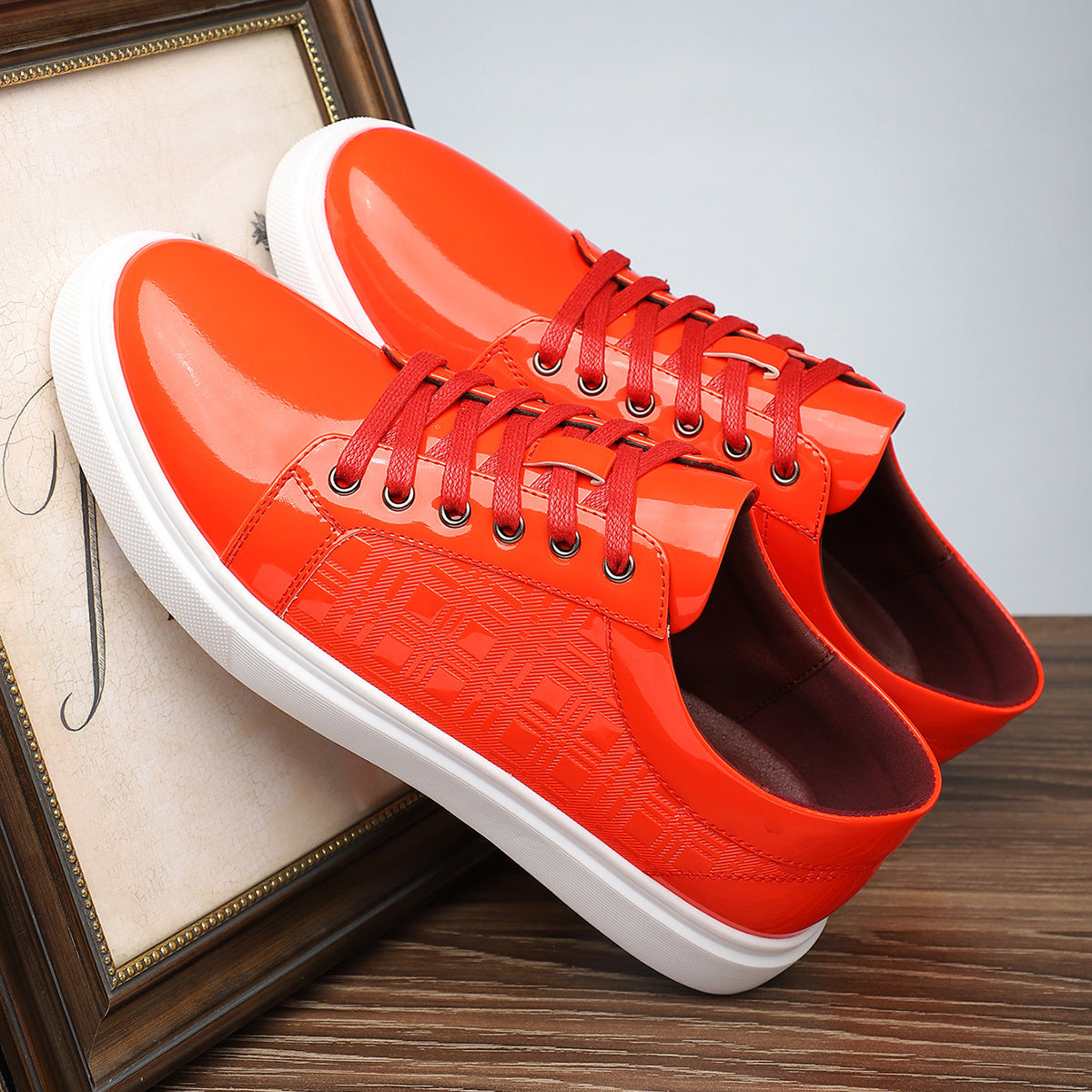 Elegantes zapatos de piel