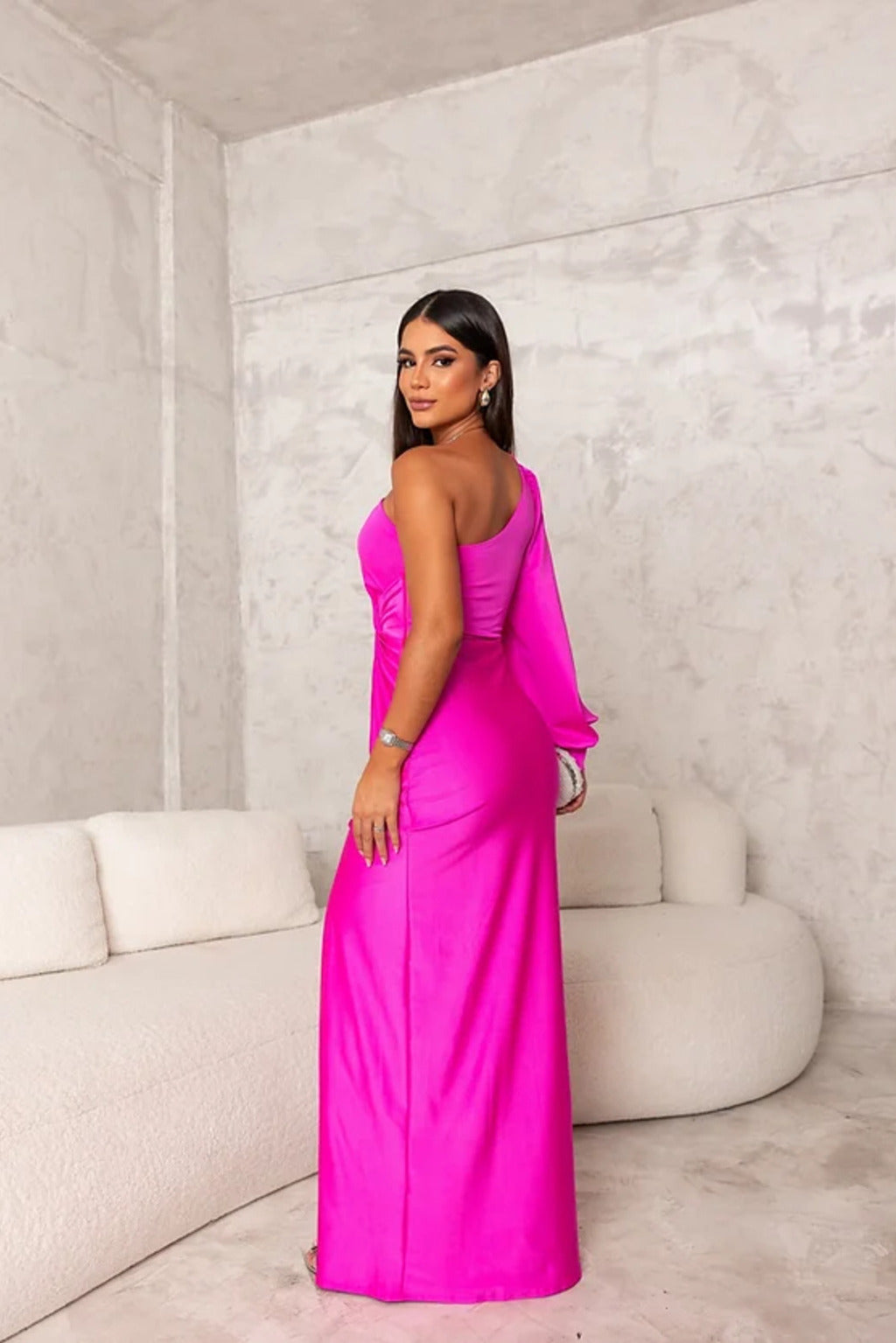 Valeria | Vestido Maxi Asimétrico Elegante