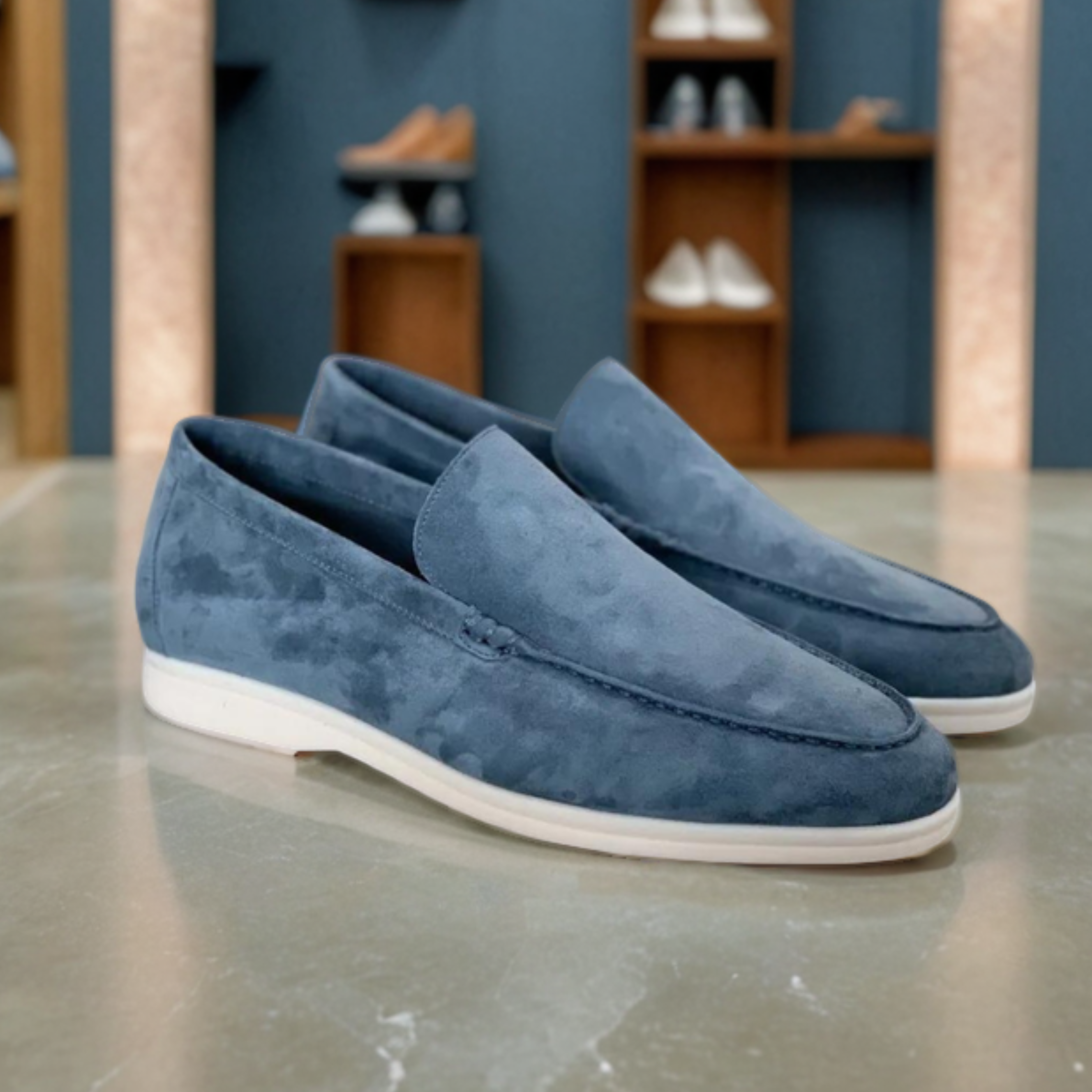 Mocasines de ante premium