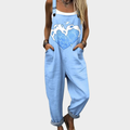 Hazel | Relaxed Dungaree Jumpsuit
