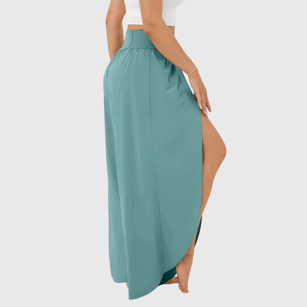 Magdalena | Pantalones Boho de corte amplio para mujer con diseño de abertura