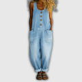 Lora | Relaxed Dungaree Jumpsuit