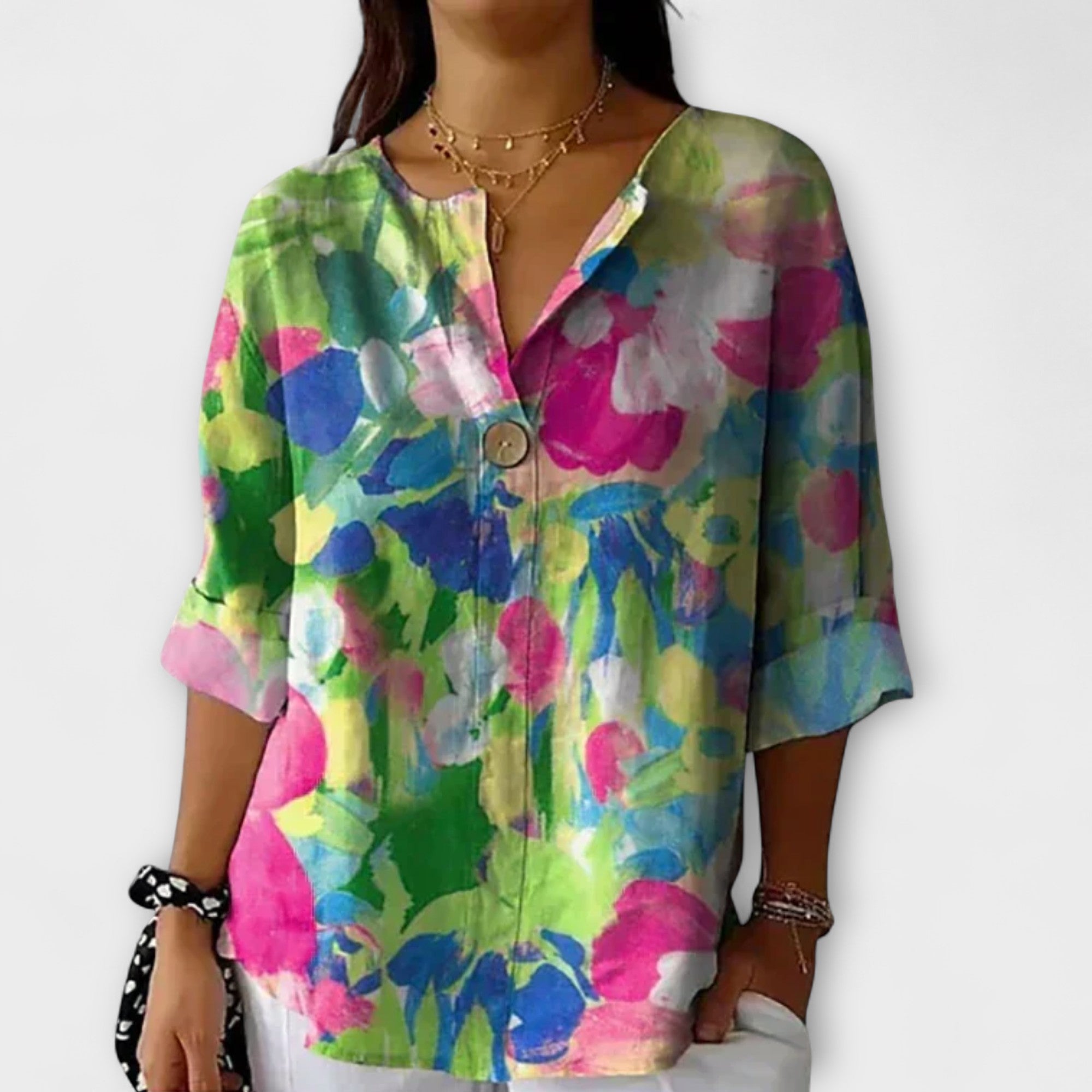 Arlene – Blouse in Floral Design