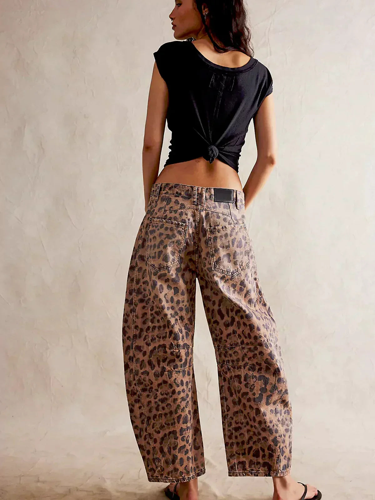 Gabriela | Jeans estampados para mujeres con pierna ancha