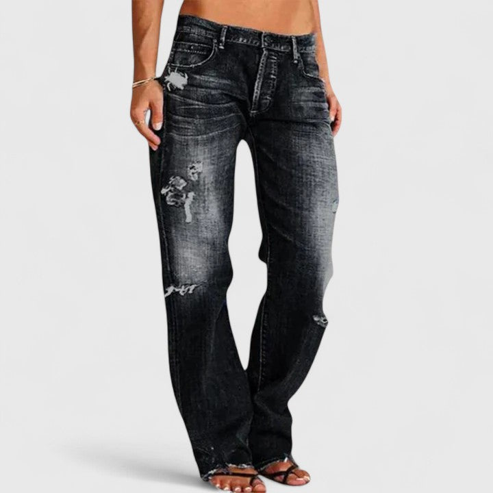Frieda | Jeans Vintage para Damas con Corte Holgado y Lavado