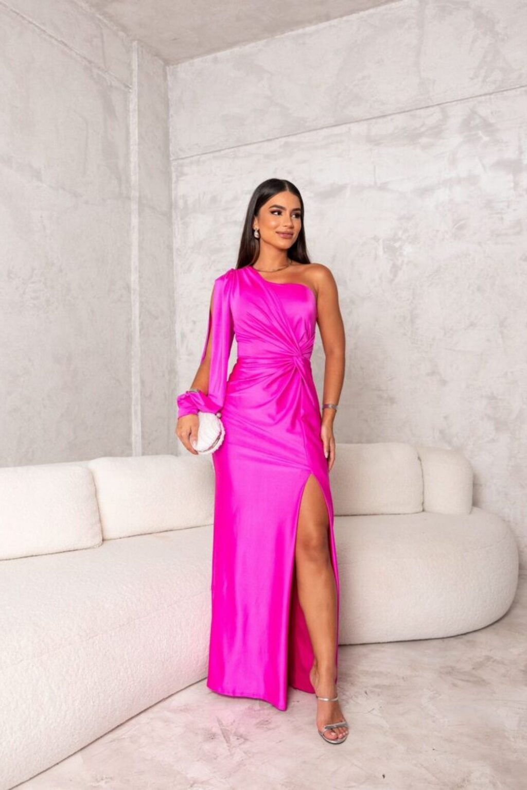 Valeria | Vestido Maxi Asimétrico Elegante