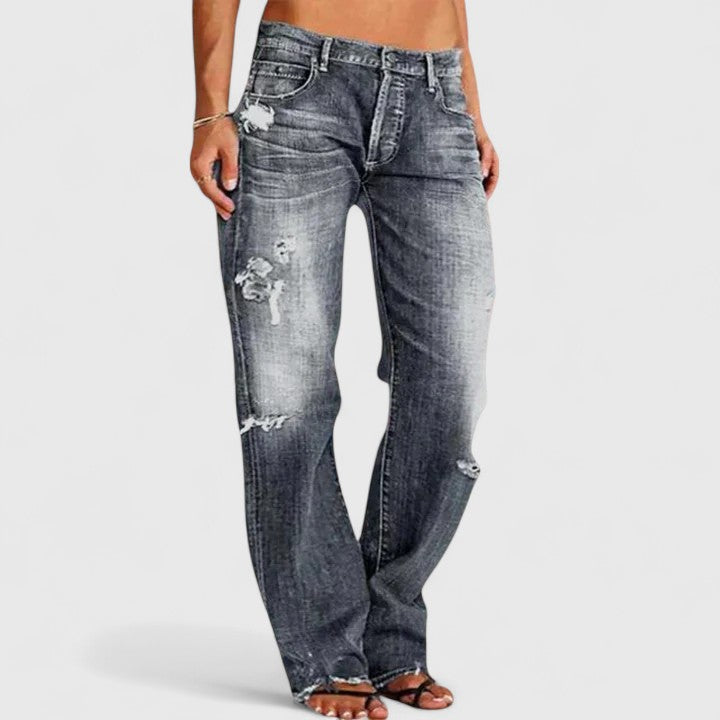 Frieda | Jeans Vintage para Damas con Corte Holgado y Lavado