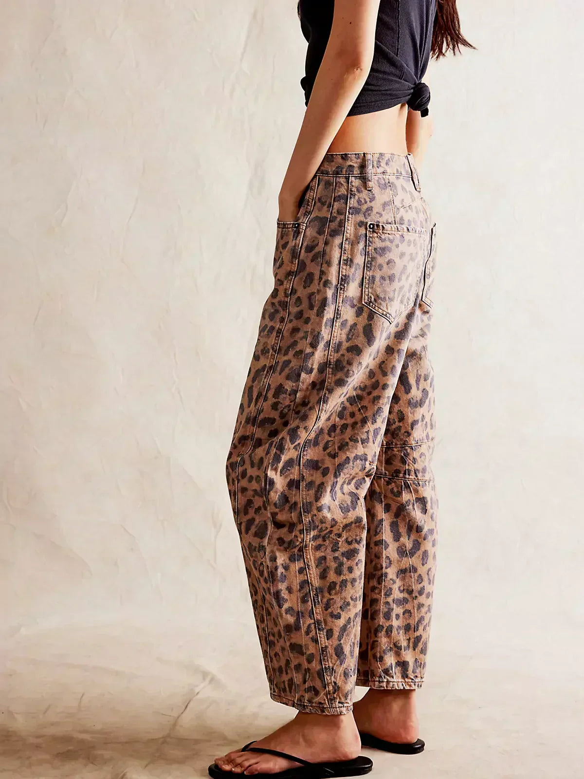 Gabriela | Jeans estampados para mujeres con pierna ancha