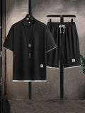 Conjunto de ropa de estar por casa de punto elegante
