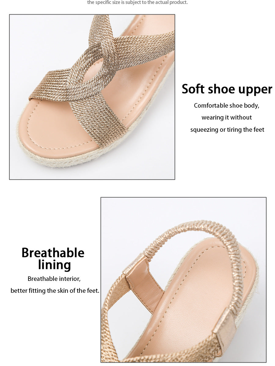 The Positano Braid Wedge