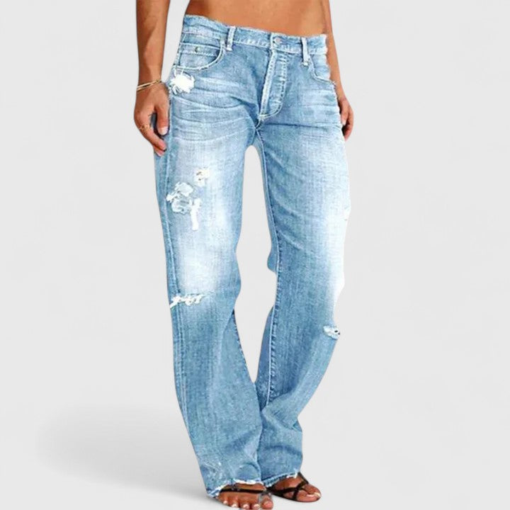 Frieda | Jeans Vintage para Damas con Corte Holgado y Lavado