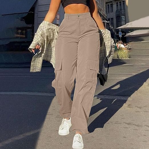 Kerstin | Pantalones de ocio para mujer estilo cargo con bolsillos