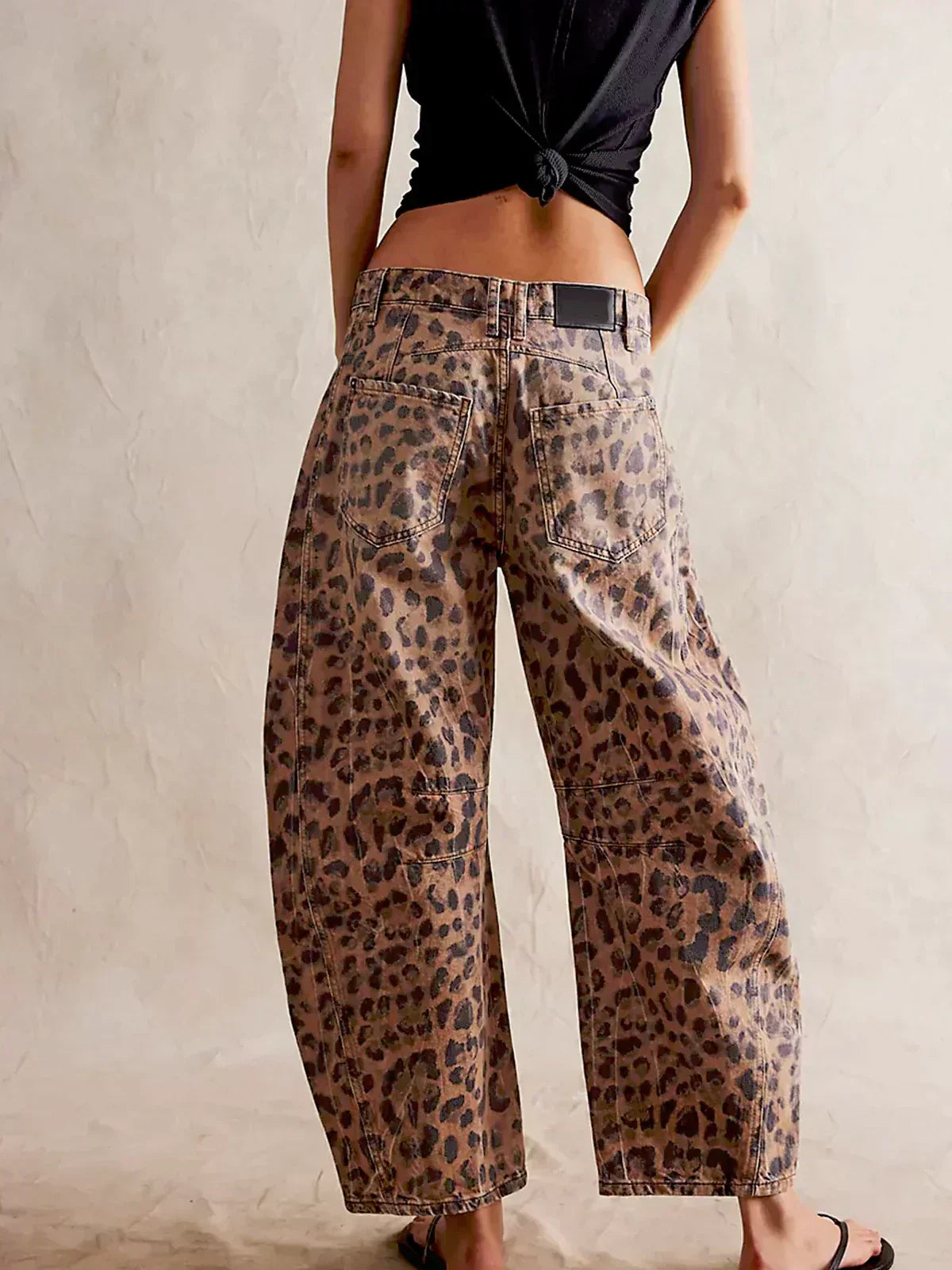 Gabriela | Jeans estampados para mujeres con pierna ancha