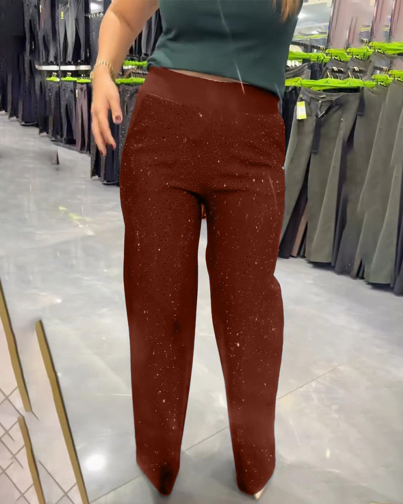 Fashionable And Casual Wide-Leg Pants