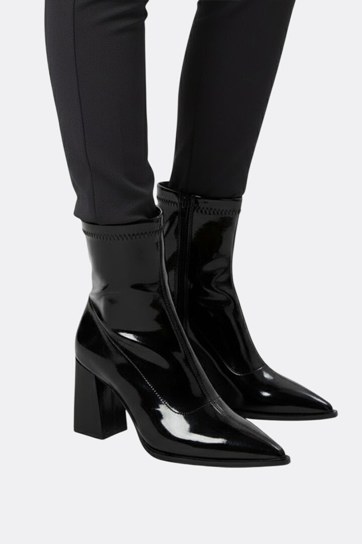 Cordelia | Ankle Boots with Low Block Heel
