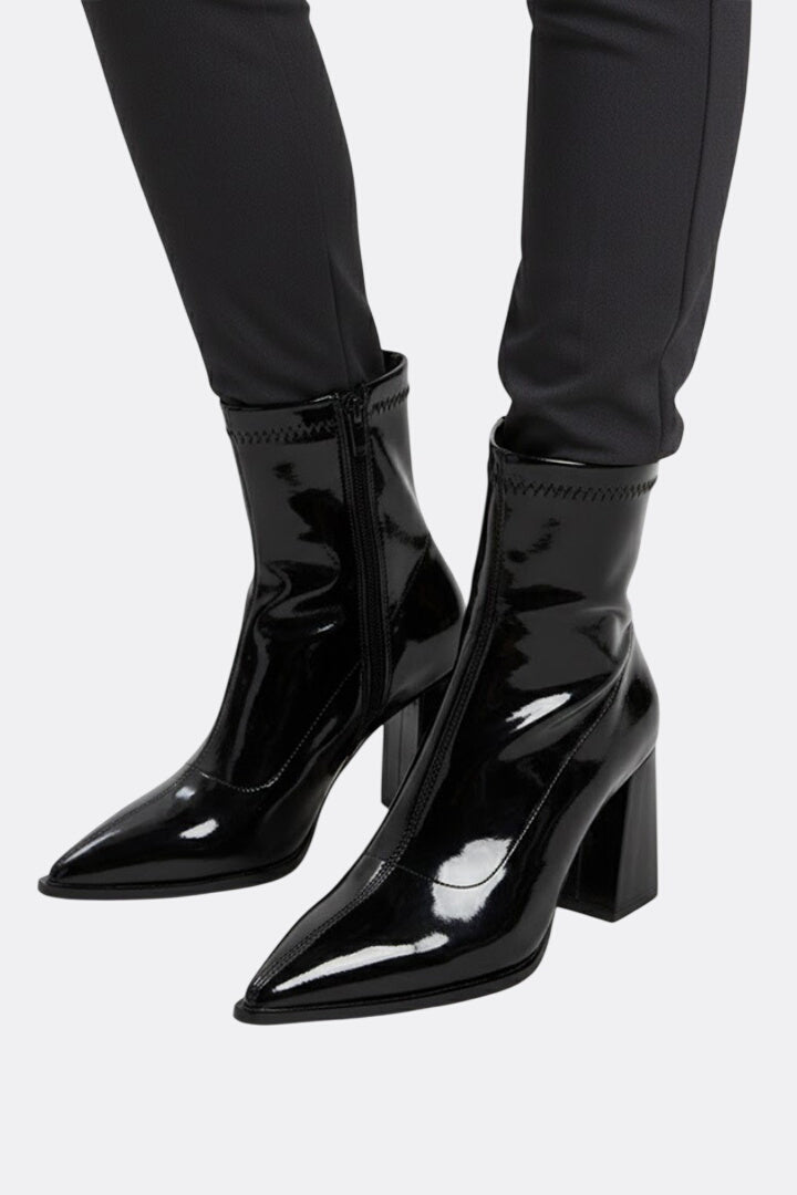 Cordelia | Ankle Boots with Low Block Heel