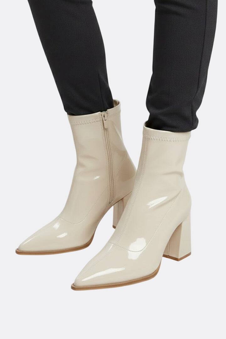 Cordelia | Ankle Boots with Low Block Heel