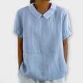 Lia - Short Sleeve Blouse