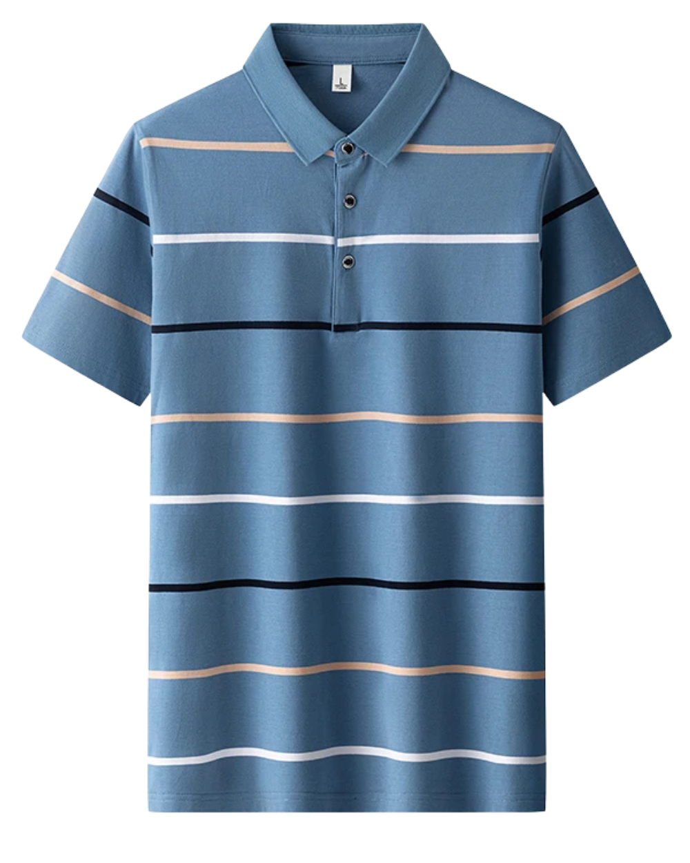 Elegante polo de rayas