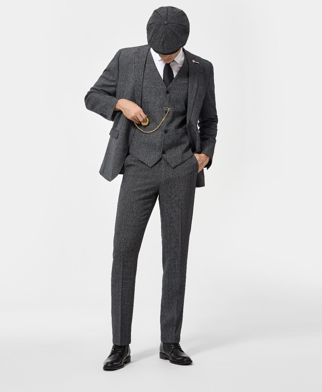 Traje de tres piezas para hombre