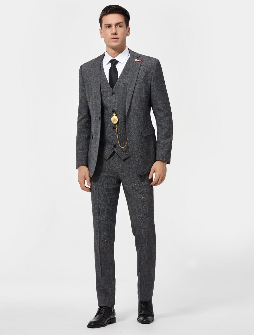 Traje de tres piezas para hombre