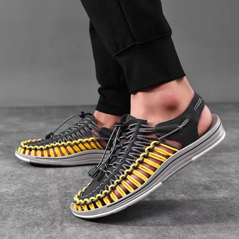 Handwoven comfortable summer shoes