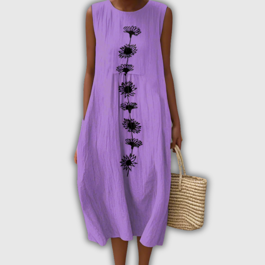Alice | Lightweight Summer Dress without Sleeves