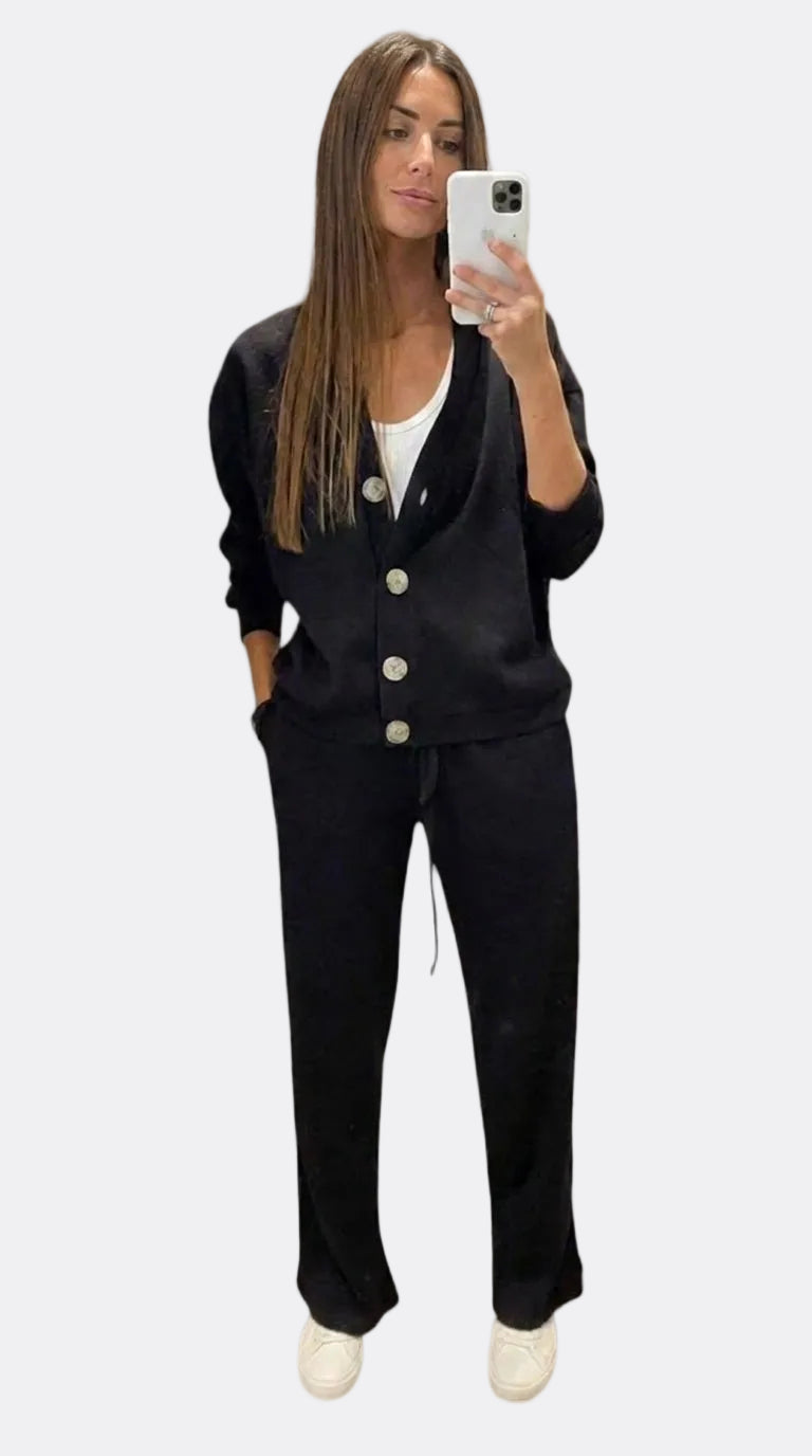 Chantal – Cardigan and Trouser Set