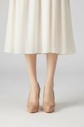 Women’s Closed-Toe Heels with a Raised Platform and a Tapered Heel