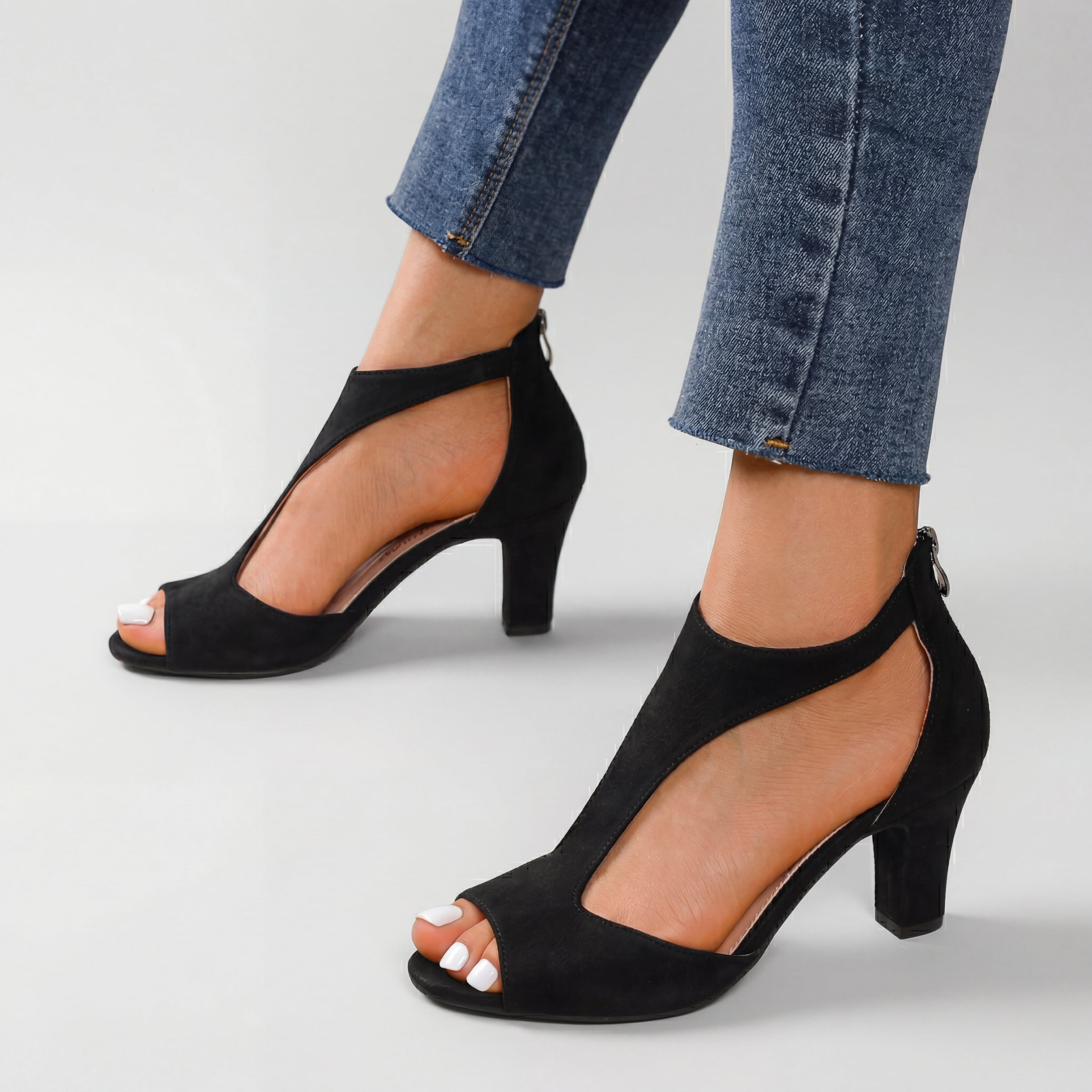 Zorine - Sandalias ortopédicas con cuña