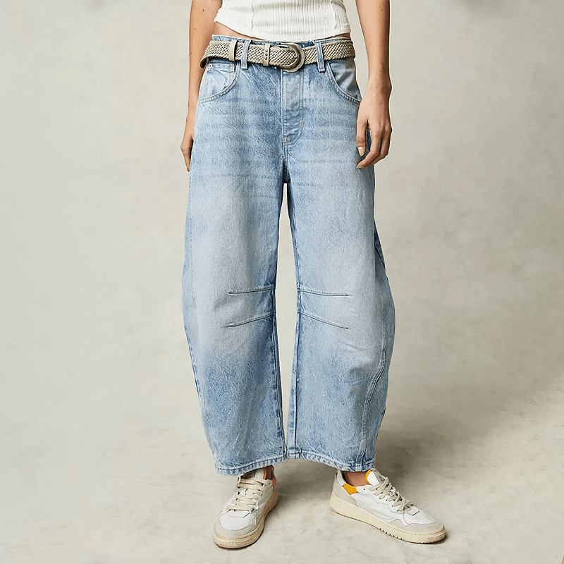 Hanna | Jeans de mujer de tiro alto con corte holgado