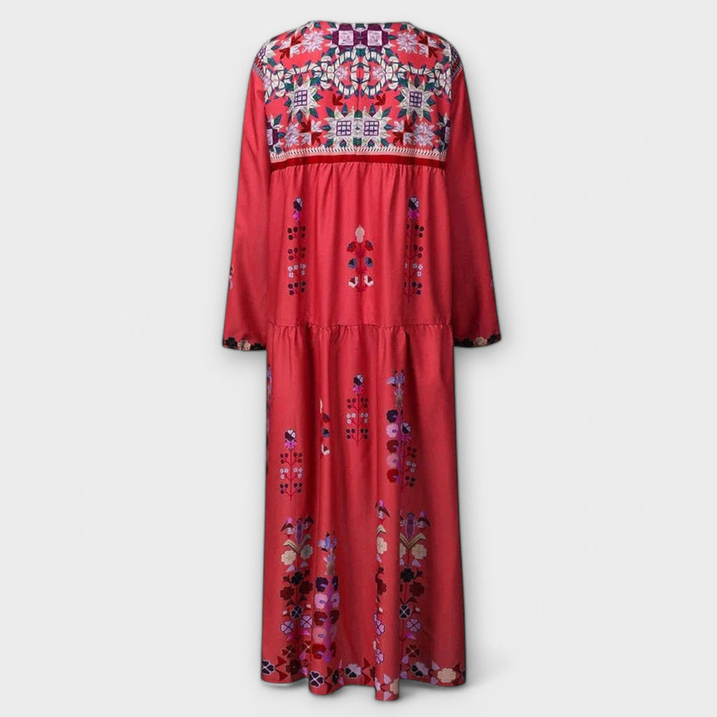 Vivi - Lässig’s Boho Linen Maxi Dress