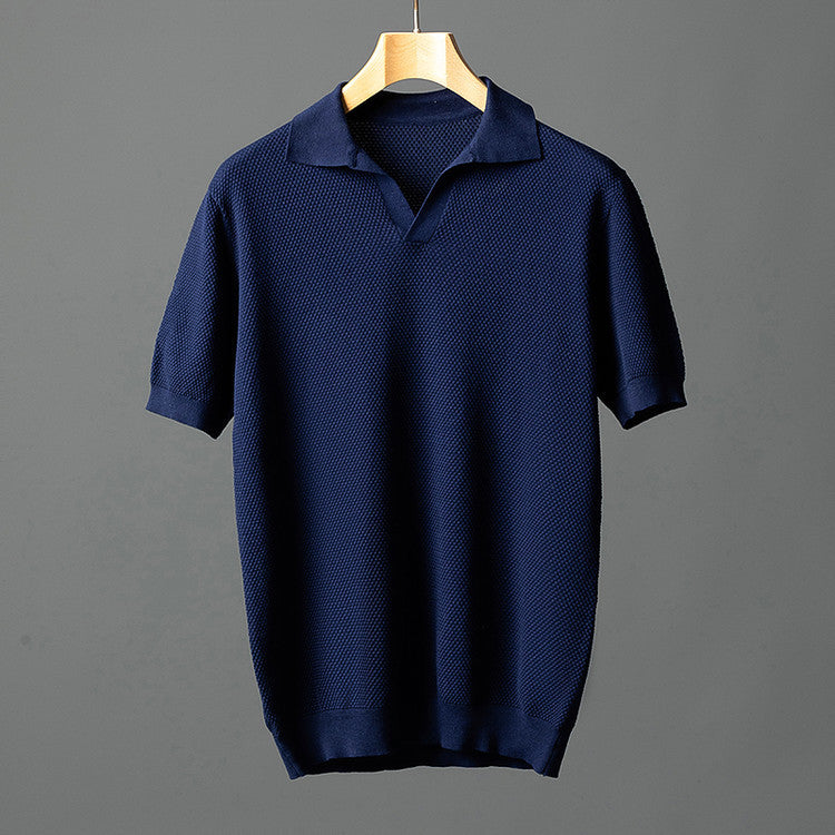 Elegante polo de punto de algodón