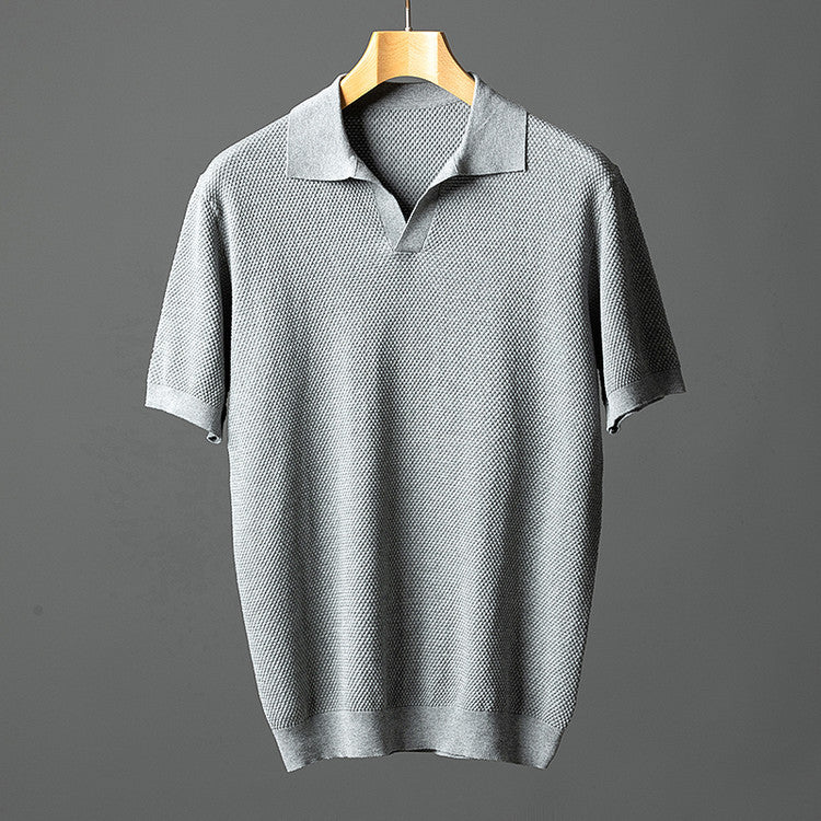 Elegante polo de punto de algodón