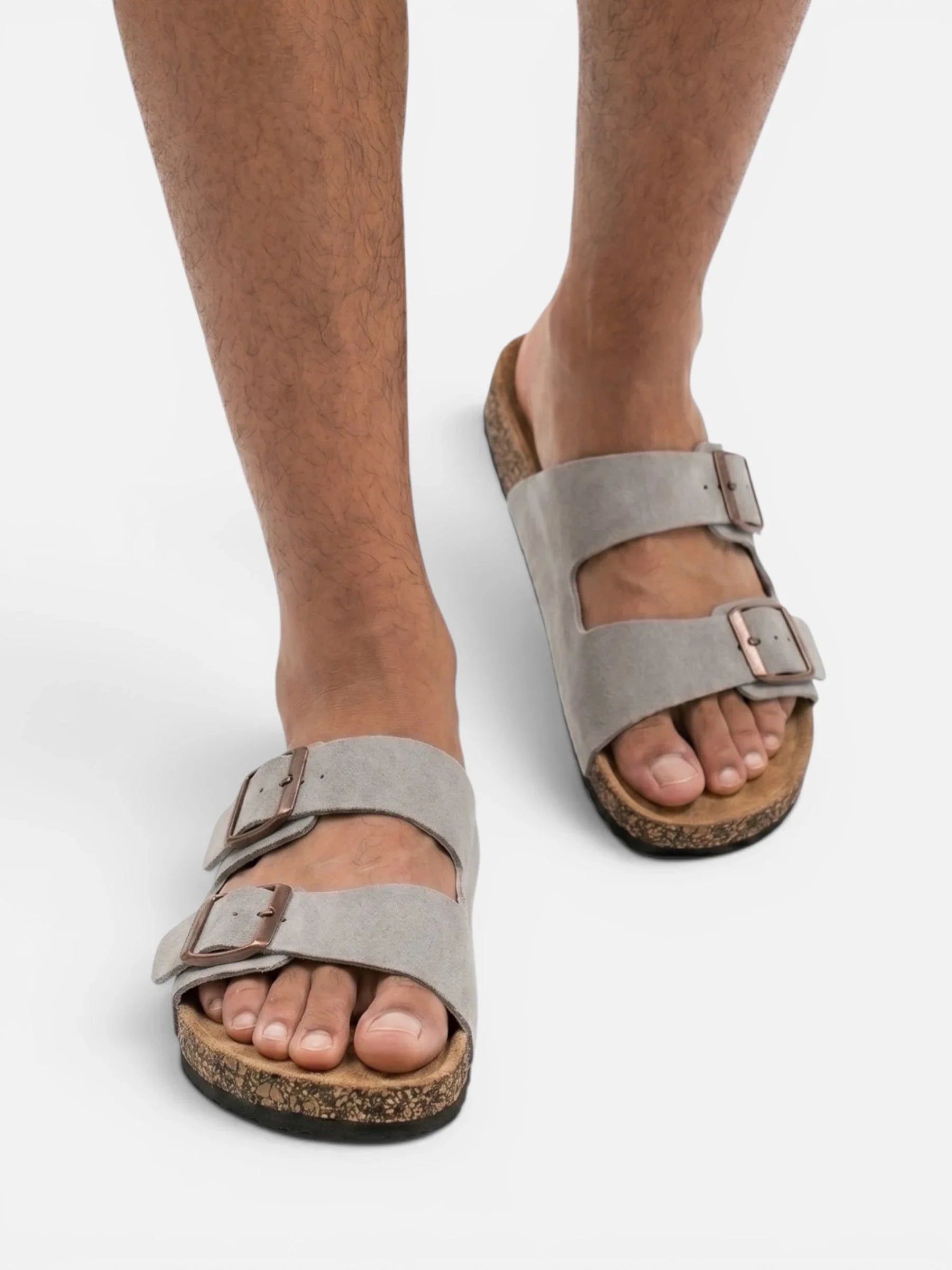 Men’s Cork Style Slip-On Sandals – Everyday Comfort