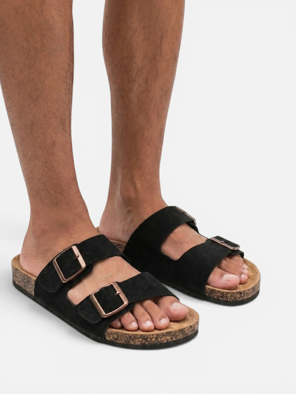 Men’s Cork Style Slip-On Sandals – Everyday Comfort