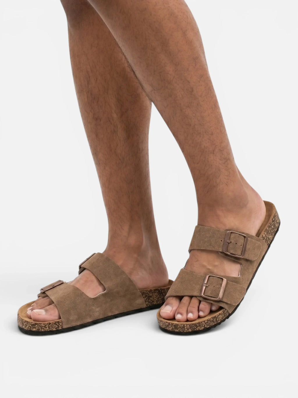Men’s Cork Style Slip-On Sandals – Everyday Comfort