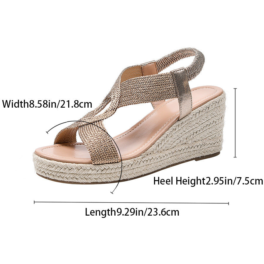 The Positano Braid Wedge