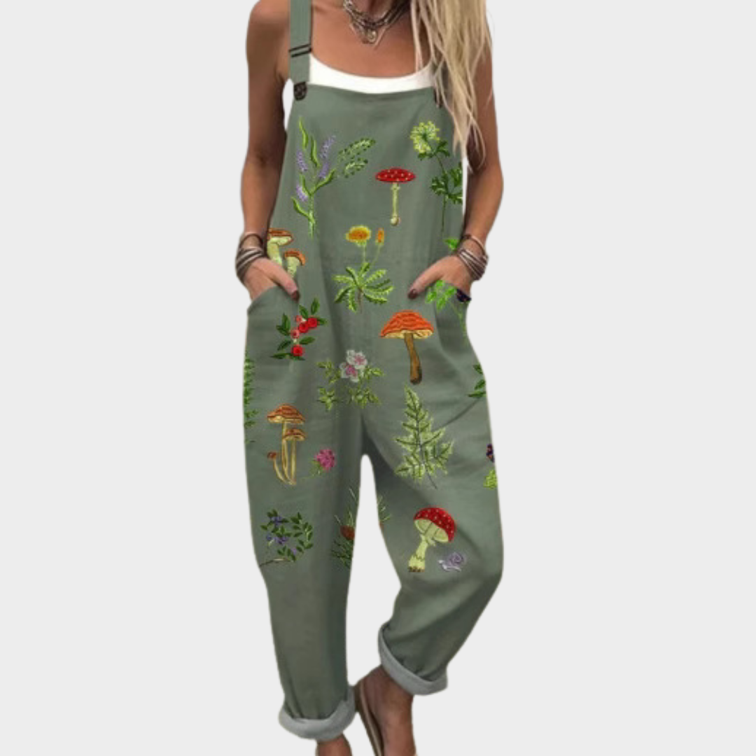 Georgina | Relaxed Dungaree Jumpsuit