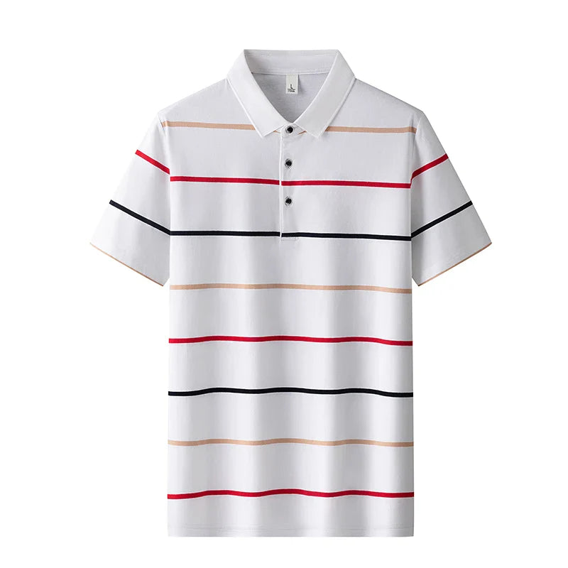 Elegante polo de rayas
