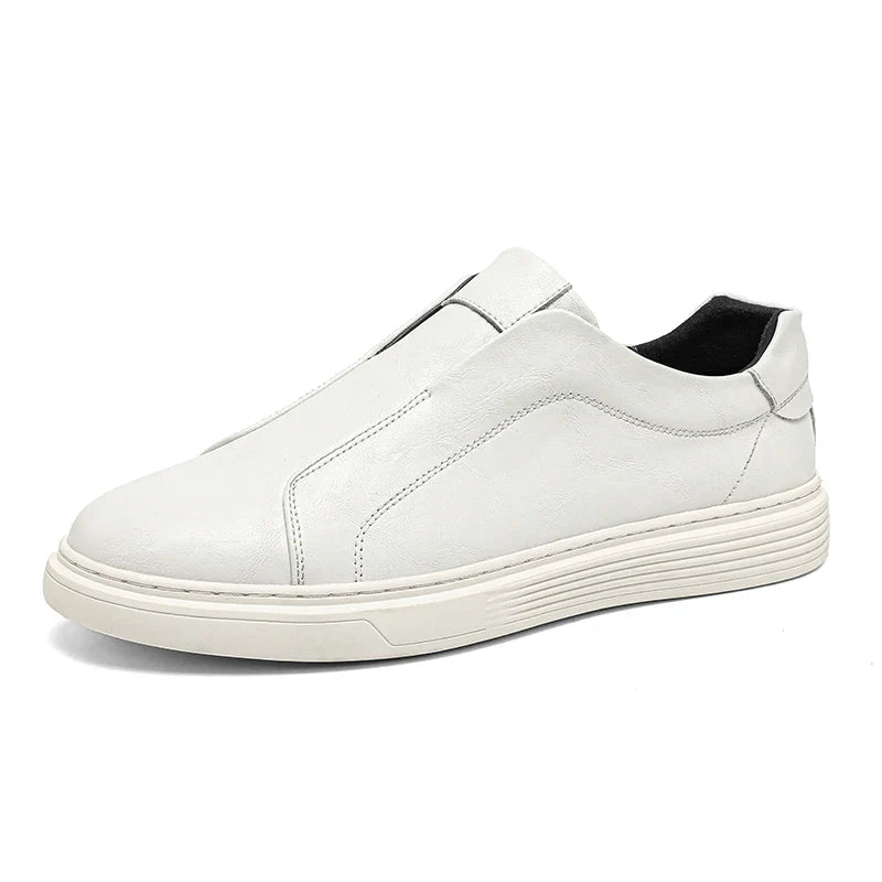 Zapatillas clásicas de piel