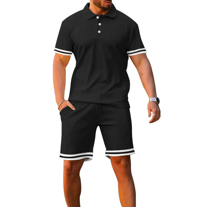Elegante conjunto de polo