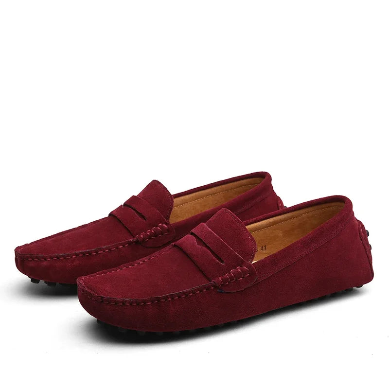 Mocasines casuales de ante