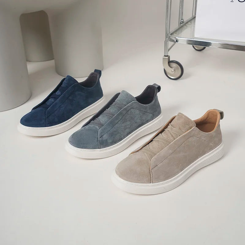 Elegantes zapatos de piel para hombre
