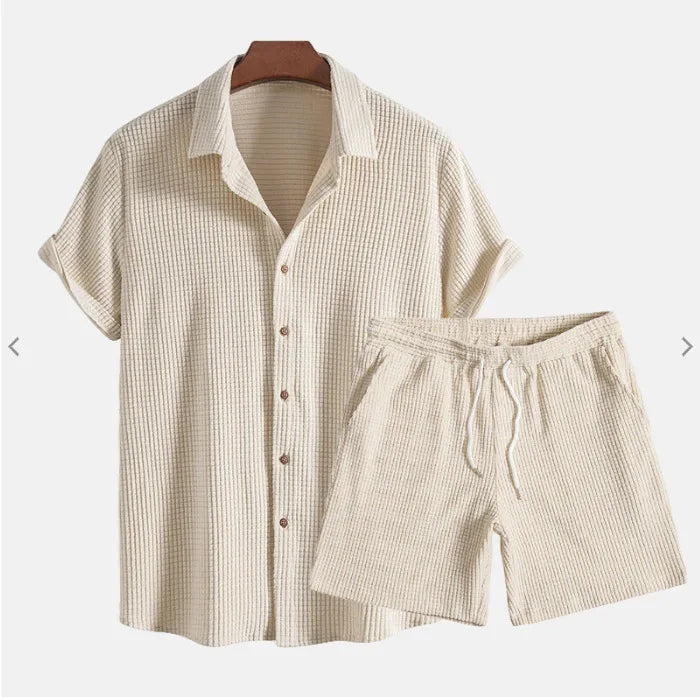 Elegante conjunto de verano de algodón