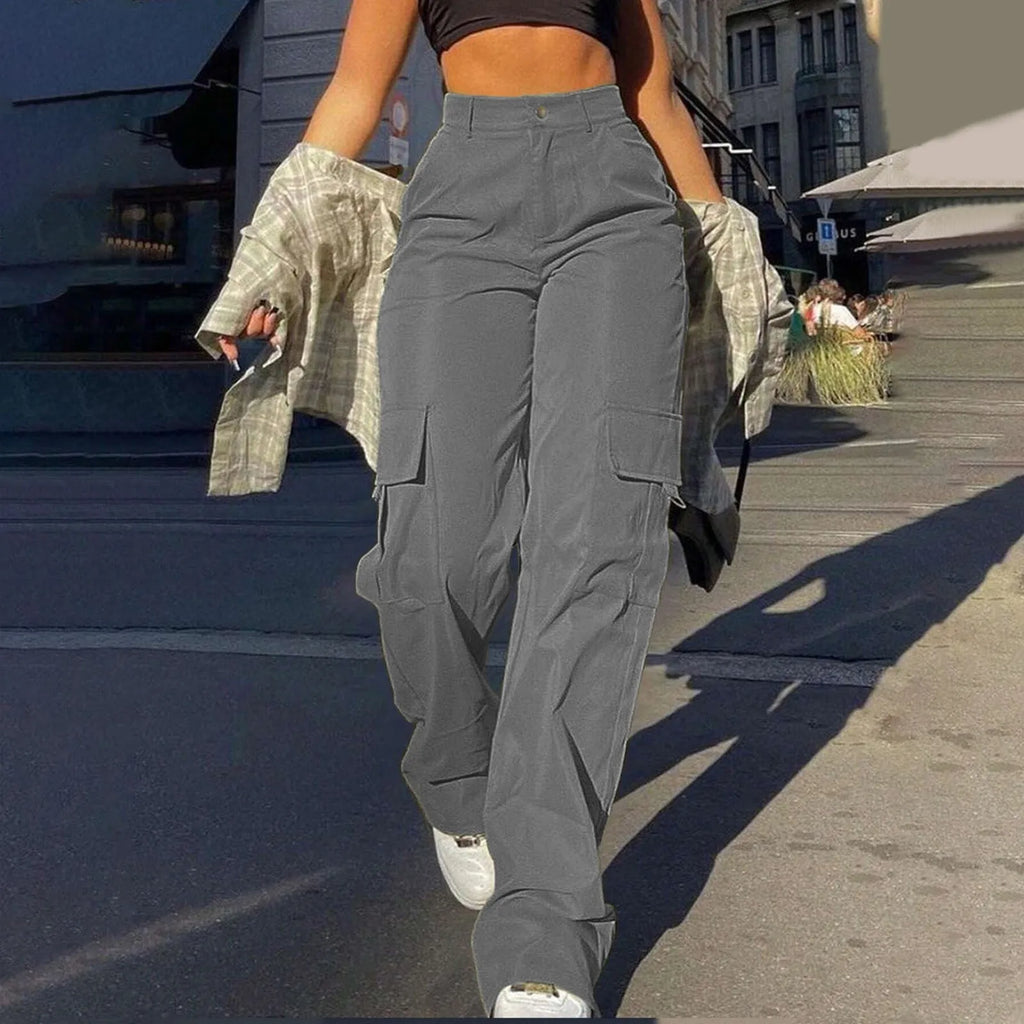 Kerstin | Pantalones de ocio para mujer estilo cargo con bolsillos
