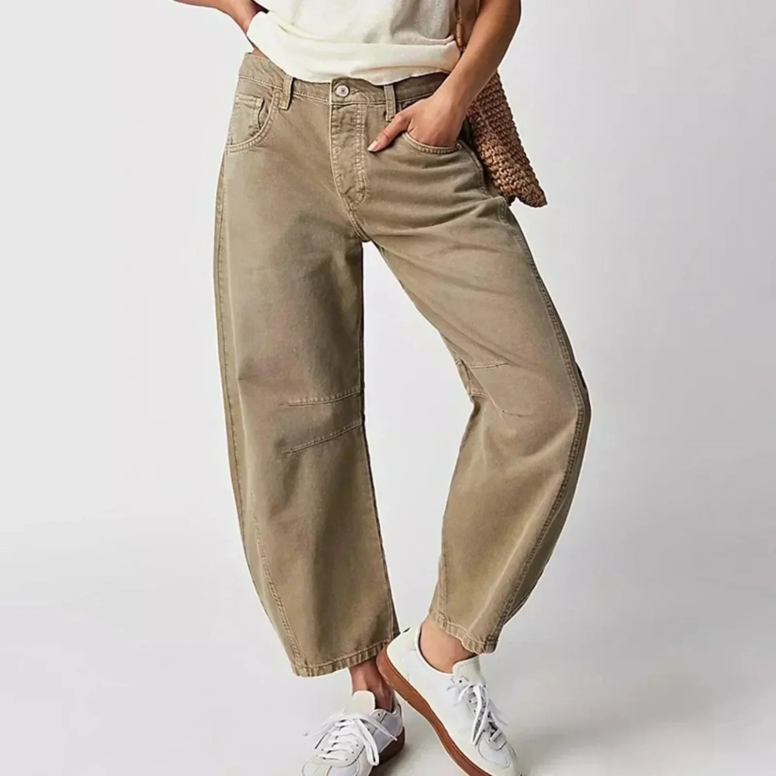 Hanna | Jeans de mujer de tiro alto con corte holgado