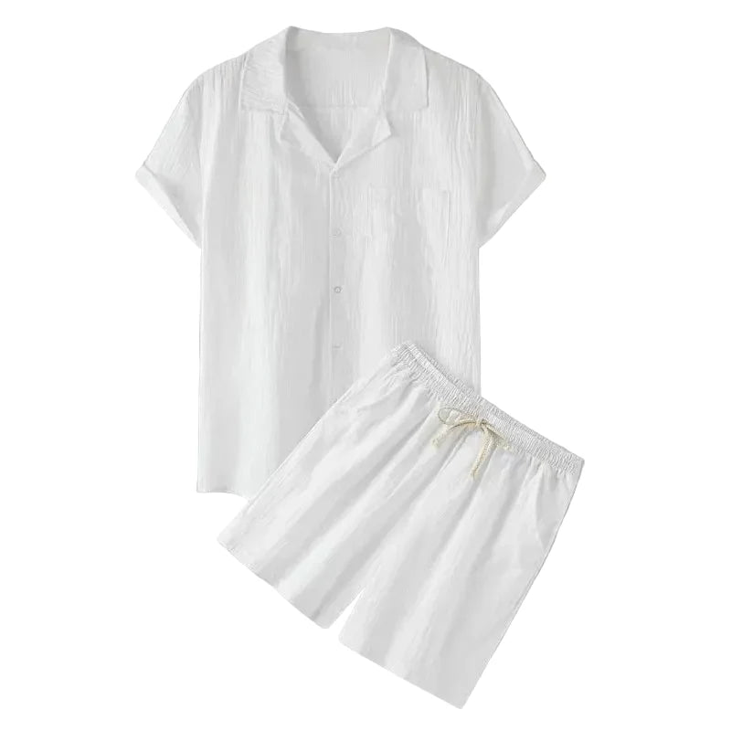 Elegante conjunto de verano de algodón