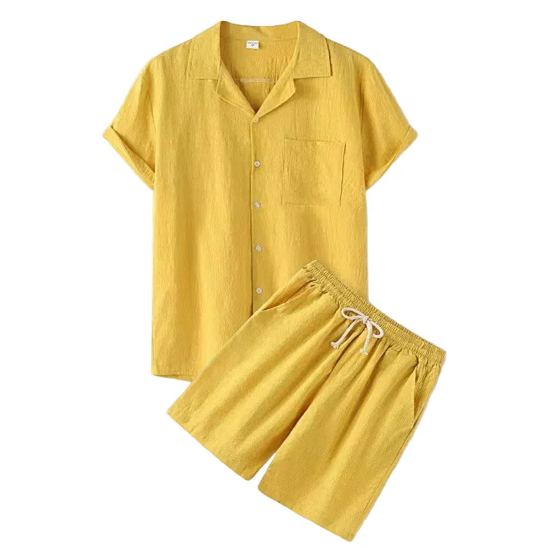 Elegante conjunto de verano de algodón
